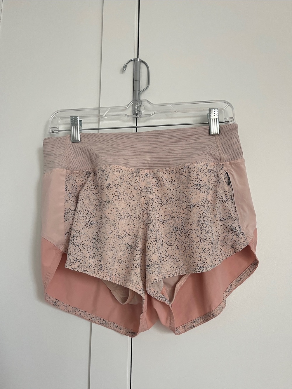 Outdoor Voices Dusty Pink Striped Active Shorts